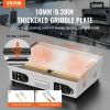Commercial Electric Griddle, 2800W Countertop Flat Top Grill, 122-572 F Adjustable Temp