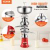 Milk Cream Centrifugal Separator, 304 Stainless Steel Electric Cream Separators, 100L/H Output 10500RPM Goat Milk Separator, 30W Cow Cream Separator