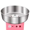 Electric Cotton Candy Machine, 1000W Commercial Candy Floss Maker with 20.5 in Stainless Steel Bowl, Sugar Scoop, and Drawer, Easy Home Use
