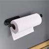 Kitchen Towel Holder; Cabinet Wall Mount Rack; Adhesive Tissue Holder; Tissue Roll Holder